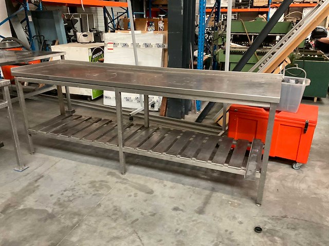 2-delige rvs werktafel - afbeelding 6 van  10
