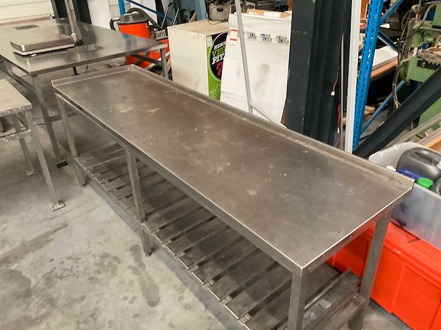 2-delige rvs werktafel - afbeelding 8 van  10