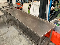 2-delige rvs werktafel - afbeelding 8 van  10