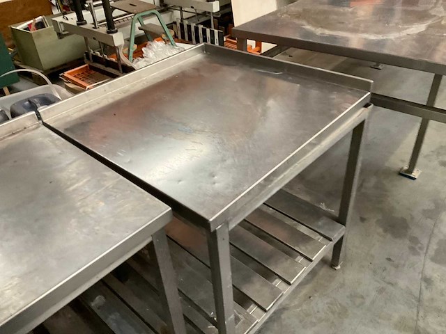 2-delige rvs werktafel - afbeelding 9 van  10