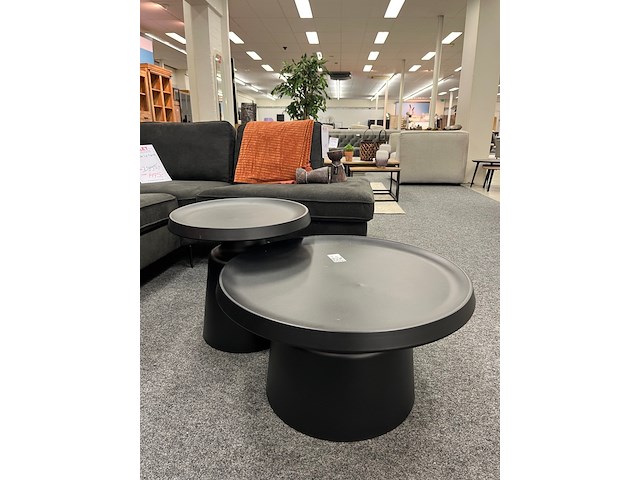 2 delige salontafelset los angeles, zwart - afbeelding 3 van  3