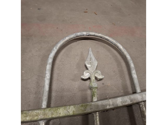 2 delige toegangshek met slot - afbeelding 3 van  15