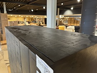 2-deurs kast, label51, santos, zwart - afbeelding 6 van  7