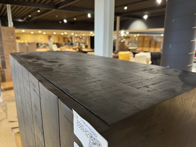 2-deurs kast, label51, santos, zwart - afbeelding 6 van  7