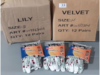 2 dozen kinder handschoenen (d1033 - afbeelding 2 van  3