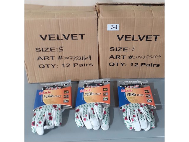 2 dozen kinder handschoenen (d1034) - afbeelding 1 van  3