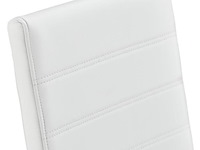 2 eetkamerstoelen / stoel - vegas - kunstleer - wit - afbeelding 9 van  10