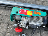 2 elektrische takels / lieren met railsysteem - afbeelding 7 van  11