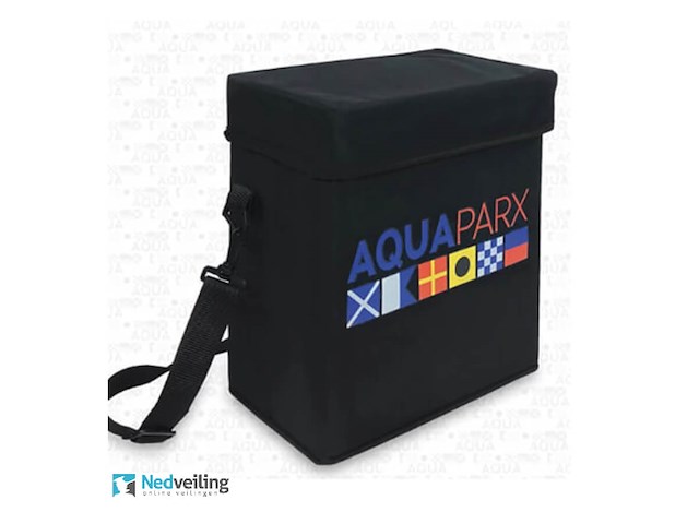 2 ex. aquapark opvouwbare koeltas 10l 18x33x29 cm - afbeelding 1 van  3