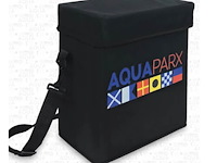 2 ex. aquapark opvouwbare koeltas 10l 18x33x29 cm - afbeelding 3 van  3
