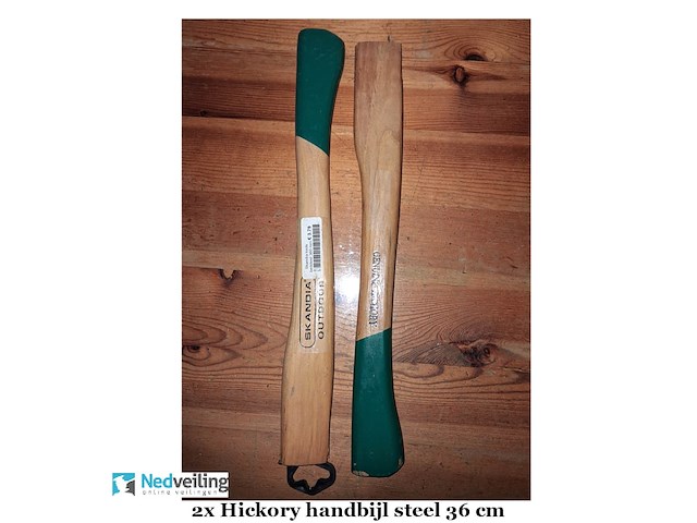 2 ex. hickoryhandbijl steel 36 cm (doos-q) - afbeelding 3 van  3