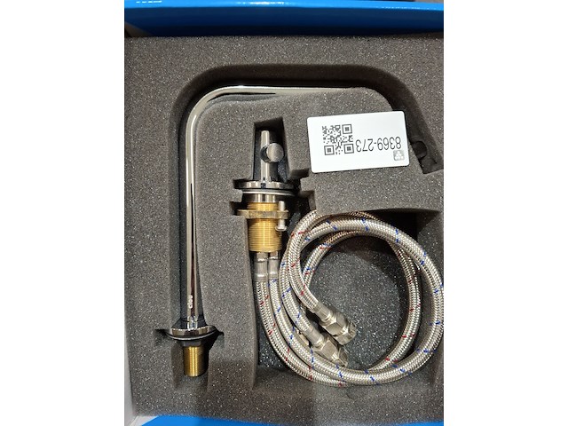 2-gats mengkraan clou, kaldur, chroom - afbeelding 1 van  5