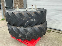 2 goodyear dubbellucht band met wiel en velg - afbeelding 2 van  7