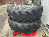 2 goodyear dubbellucht band met wiel en velg - afbeelding 3 van  7