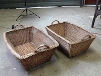 2 grote rieten broodmanden - afbeelding 1 van  5