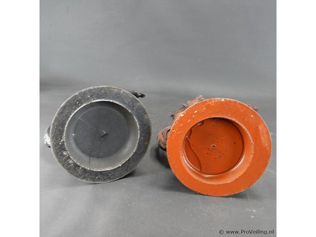 2 grote steigerende paarden - afbeelding 4 van  5