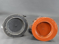 2 grote steigerende paarden - afbeelding 4 van  5