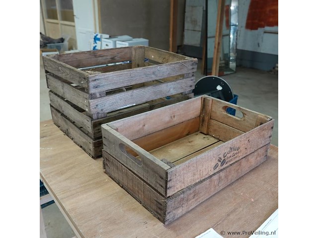 2 houten kisten - afbeelding 4 van  5