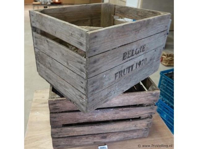 2 houten kisten - afbeelding 2 van  4