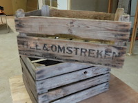 2 houten kisten - afbeelding 1 van  5