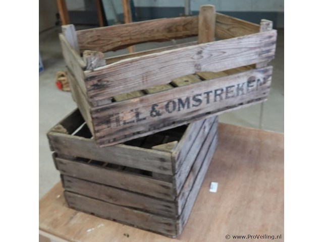 2 houten kisten - afbeelding 2 van  5