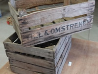 2 houten kisten - afbeelding 2 van  5