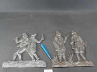 2 ijzeren plaques