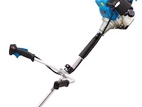 2-in-1 benzine bosmaaierset / grastrimmer / trimmer met draadkop - 31 cm - 4-takt - blauw - afbeelding 8 van  12