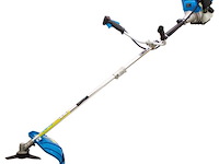 2-in-1 benzine bosmaaierset / grastrimmer / trimmer met draadkop - 31 cm - 4-takt - blauw - afbeelding 5 van  12