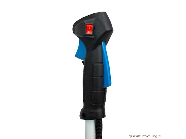 2-in-1 benzine bosmaaierset / grastrimmer / trimmer met draadkop - 31 cm - 4-takt - blauw - afbeelding 12 van  12