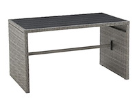 2 in 1 polyrotan loungeset jamaika - grijs - afbeelding 6 van  16