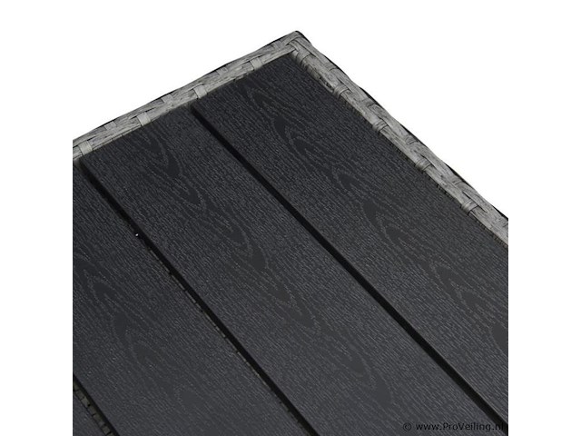 2 in 1 polyrotan loungeset jamaika - grijs - afbeelding 12 van  16