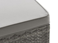 2 in 1 polyrotan loungeset jamaika - grijs - afbeelding 13 van  16