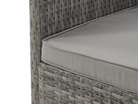2 in 1 polyrotan loungeset jamaika - grijs - afbeelding 11 van  16