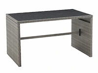 2 in 1 polyrotan loungeset jamaika - grijs - afbeelding 6 van  16