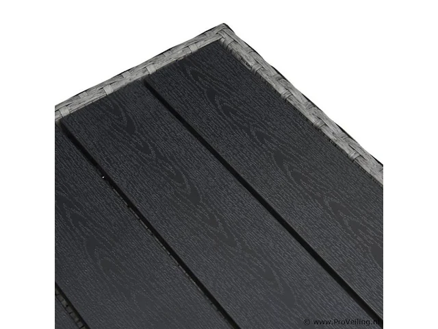 2 in 1 polyrotan loungeset jamaika - grijs - afbeelding 12 van  16