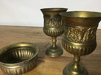 2 kelken en sierpot - crockery - afbeelding 4 van  8