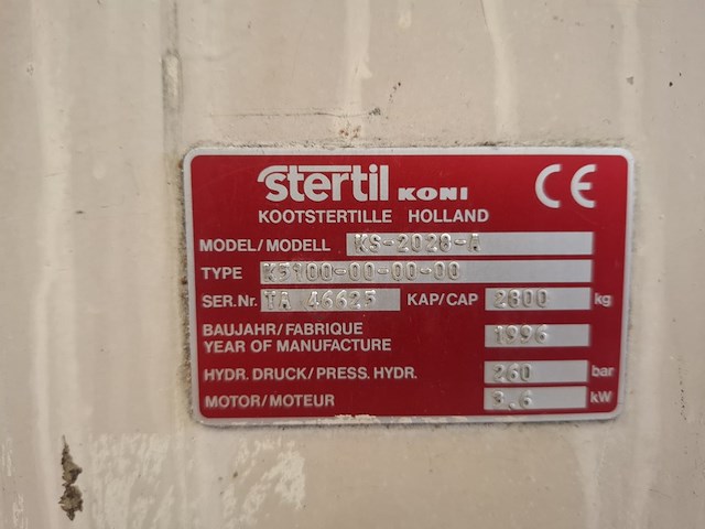 2-koloms hefbrug, stertil koni, ks-2020-a - afbeelding 8 van  8