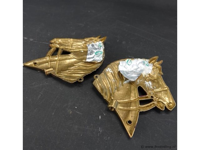 2 koperen paardenhoofden - afbeelding 5 van  5