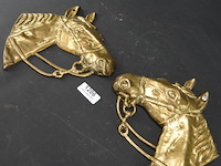 2 koperen paardenhoofden - afbeelding 2 van  5