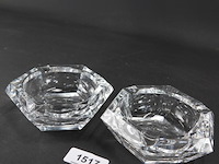 2 kristallen asbakken - afbeelding 1 van  5