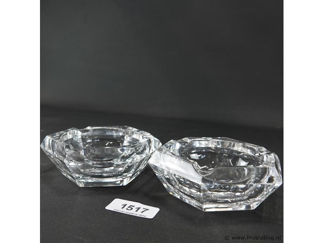 2 kristallen asbakken - afbeelding 2 van  5