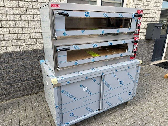 2 laags - pizza-oven ongebruikt - afbeelding 1 van  6
