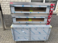 2 laags - pizza-oven ongebruikt - afbeelding 2 van  6