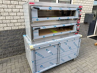 2 laags - pizza-oven ongebruikt - afbeelding 1 van  3