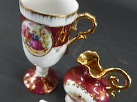 2 limoges porseleinen vaasjes - afbeelding 2 van  5