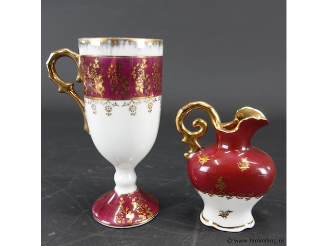 2 limoges porseleinen vaasjes - afbeelding 3 van  5