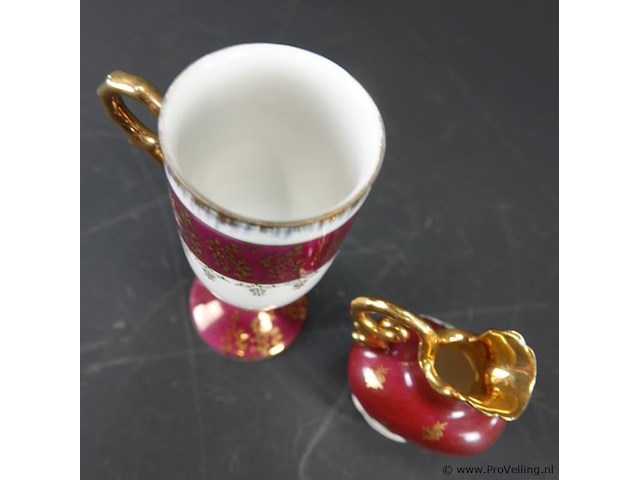 2 limoges porseleinen vaasjes - afbeelding 4 van  5