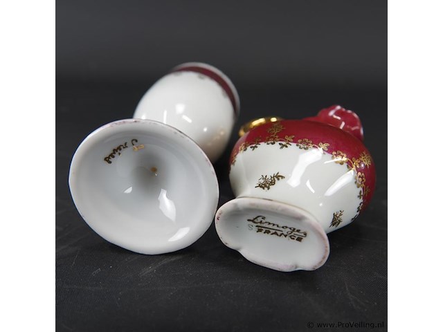 2 limoges porseleinen vaasjes - afbeelding 5 van  5