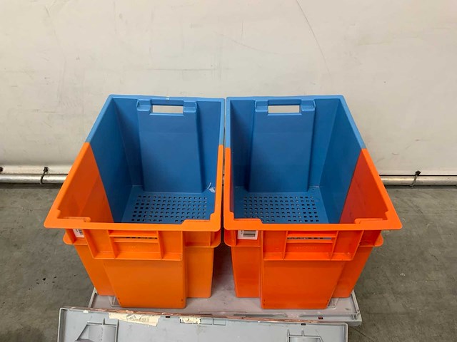 2 magazijnbakken met deksel (5x) - afbeelding 3 van  6